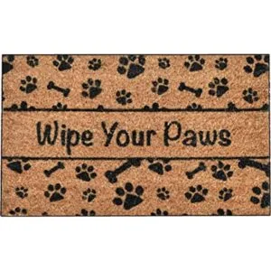 NINAMAR Tapete para puerta Wipe Your Paws de fibra_1