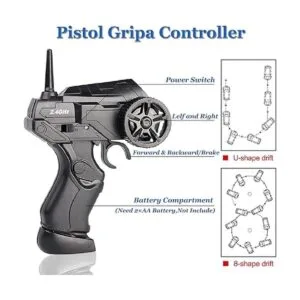 Auto de control remoto 124 de 2.4 GHz 4WD RC Drift auto_5