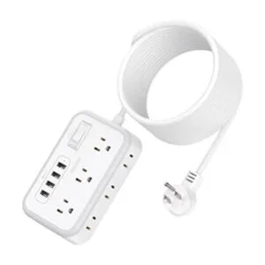 NTONPOWER Cable de extensión de enchufe plano de 25 pies_1