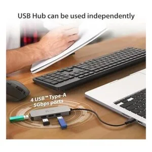 j5create Soporte plegable de aluminio para laptop con_3