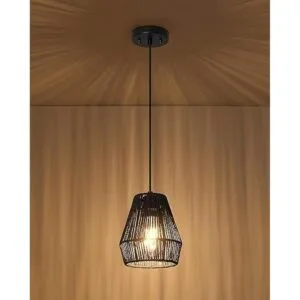 ELYONA Lámpara colgante tejida de 7 pulgadas estilo_5