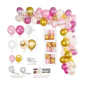 Suministros de decoración de primer cumpleaños para niña_3