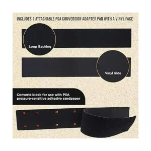 DuraGold Pro Series Bloque de archivos de lija a mano con_5