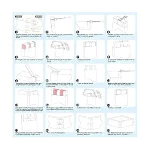 Juego de calibre de marca de rueda de calado de cola de_6