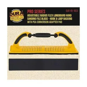 DuraGold Pro Series Bloque de archivos de lija a mano con_2
