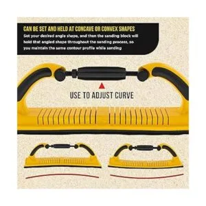 DuraGold Pro Series Bloque de archivos de lija a mano con_4