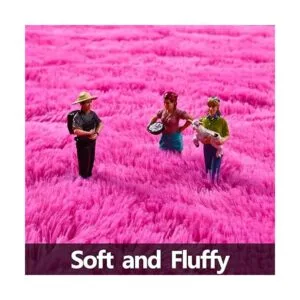 Flydoit Alfombras redondas para dormitorio 5 x 5 pies_2