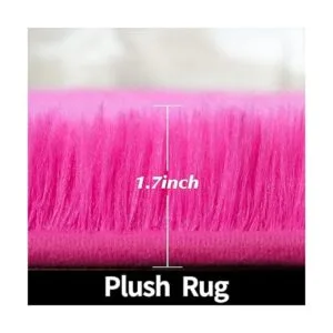 Flydoit Alfombras redondas para dormitorio 5 x 5 pies_3