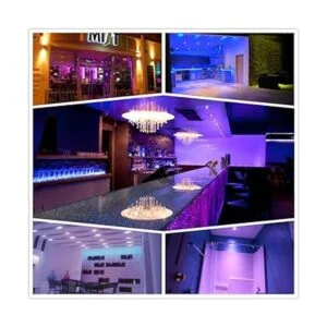 Paquete de 4 luces LED que cambian de color empotrables_7