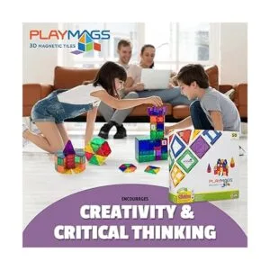 Juego de construcción de azulejos magnéticos de colores_6