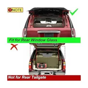 Juego de 2 soportes de elevación de ventana trasera para_3