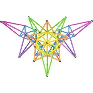 Veatree 204 piezas de bloques magnéticos de construcción_4