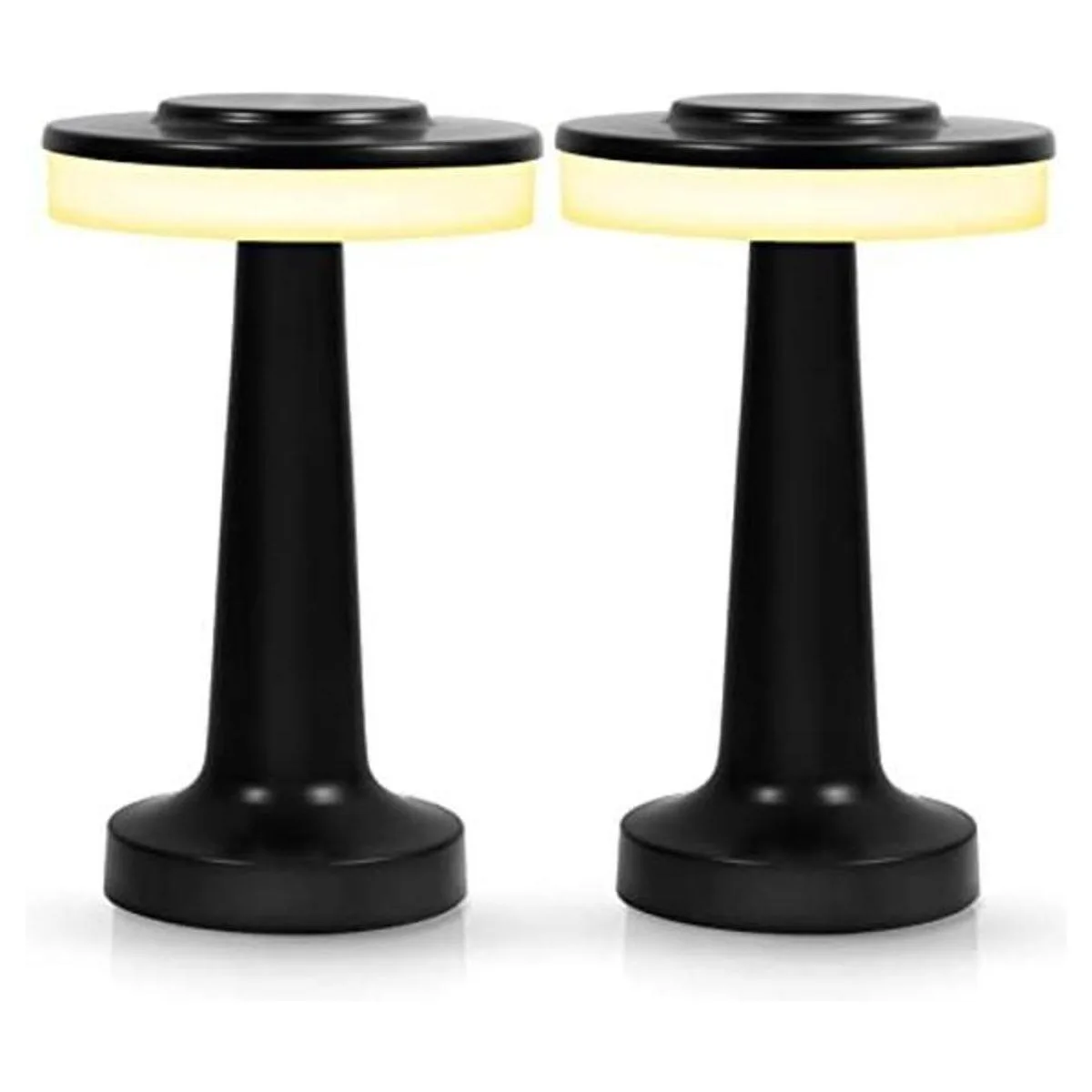 Juego de 2 lámparas de mesita de noche control de sensor_1