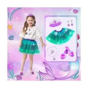 HAMSILY Juego de zapatos de vestir de princesa juguetes_3