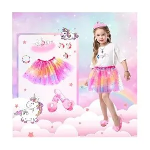 HAMSILY Juego de zapatos de vestir de princesa juguetes_2