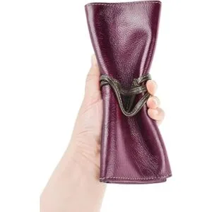 ZLYC Estuche de cuero hecho a mano para lápices estuche_5