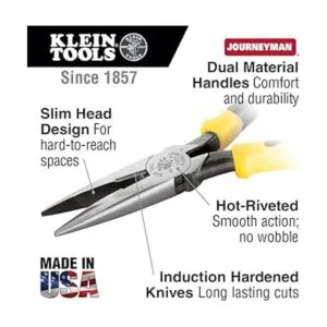 Klein Tools J2036 Alicates de corte lateral de nariz_2