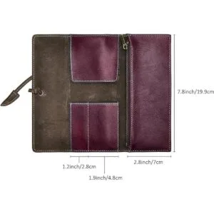 ZLYC Estuche de cuero hecho a mano para lápices estuche_2
