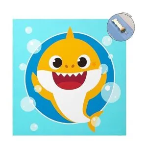 Idea Nuova Baby Shark Juego de 4 lienzos cuadrados para_6