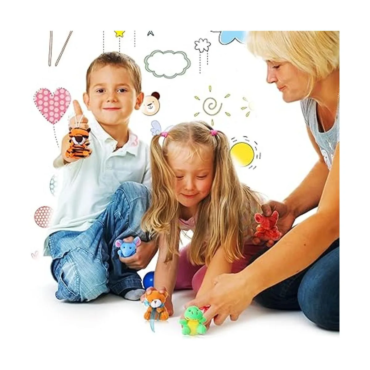 Paquete de 60 mini animales de peluche a granel juguetes_4