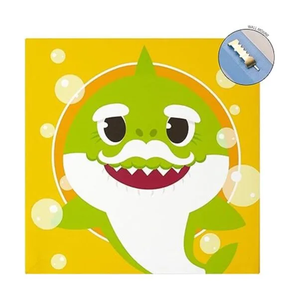 Idea Nuova Baby Shark Juego de 4 lienzos cuadrados para_5