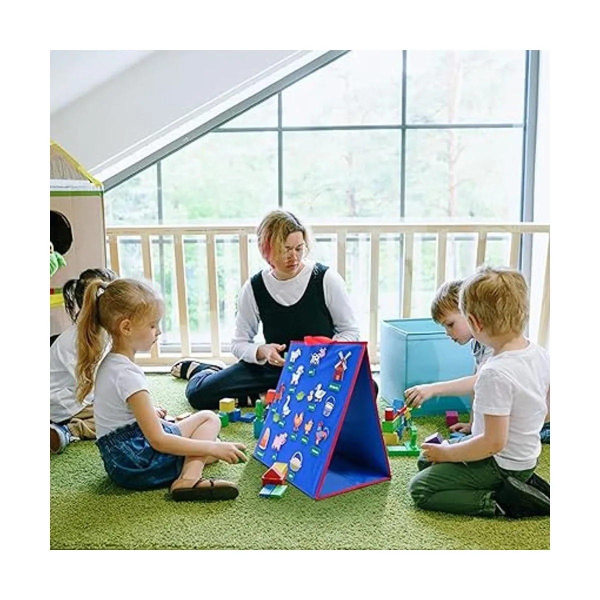 Twohomc Folding Felt Board for ToddlersFelt Board for_7