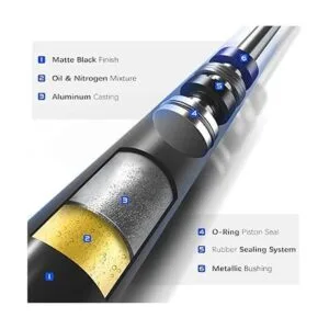 Juego de 2 soportes de elevación de ventana trasera para_7