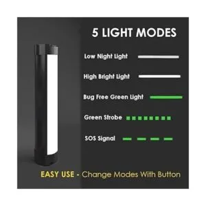 CrossPeak Farol de tubo LED magnético con 5 modos de luz_6