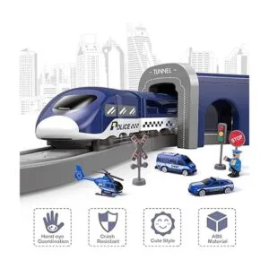 Juegos de tren para niños de 4 a 7 años 66 piezas de tren_2