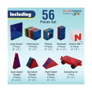 Juego de construcción de azulejos magnéticos de colores_2