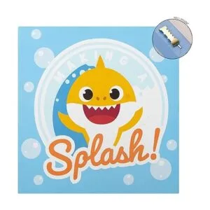 Idea Nuova Baby Shark Juego de 4 lienzos cuadrados para_4