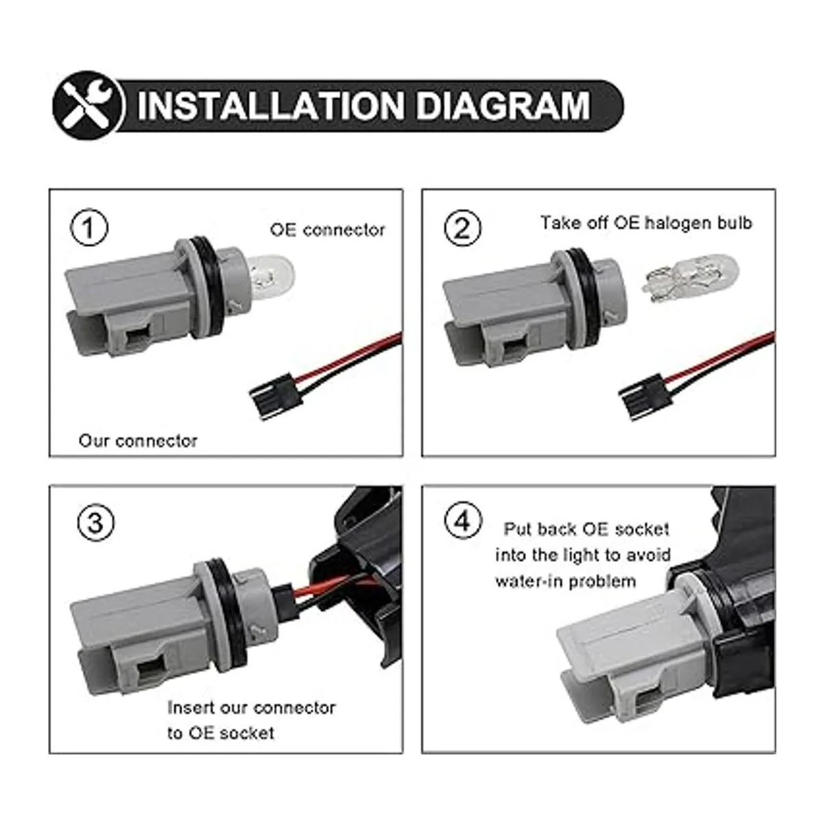 Luces de marcador lateral LED ámbar secuenciales_7