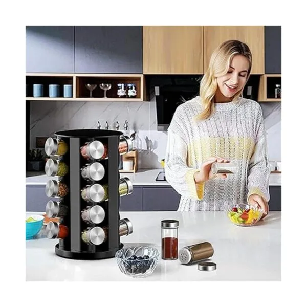 Revolving Spice Rack Spice Racks Organizer for Kitchen_2