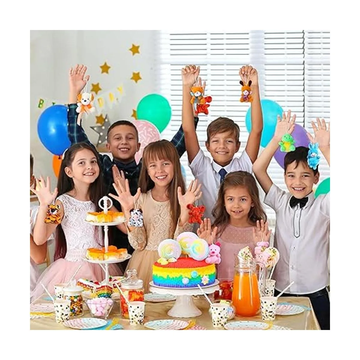 Paquete de 60 mini animales de peluche a granel juguetes_6