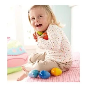 Huevos musicales Haba huevos de madera con acústica y 5_4