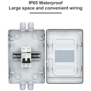Disyuntor en miniatura DC de 15 amperios con caja IP65_5