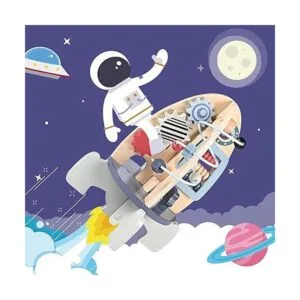 Wooden Activity Motor Skills Cube Baby Toy Montessori_2