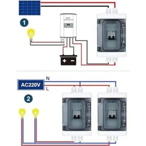 Disyuntor en miniatura DC de 15 amperios con caja IP65_4
