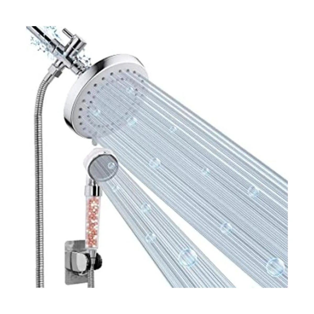 HarJue Cabezal de ducha de lluvia de alta presión y combo_1