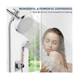 HarJue Cabezal de ducha de lluvia de alta presión y combo_6