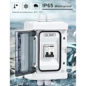 Disyuntor en miniatura DC de 15 amperios con caja IP65_2