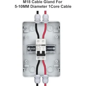 Disyuntor en miniatura DC de 15 amperios con caja IP65_7