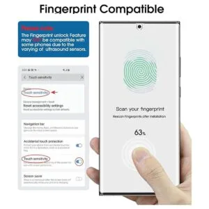 amFilm Cristal templado curvado 3D para Samsung Galaxy 5G_6