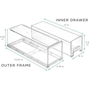 Sorbus Cajones de nevera Contenedores organizadores_4