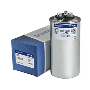 GE Genteq 97F9839 condensador redondo 555 uf MFD 440_1