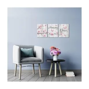 Visual Art Decor Amazing Grace Quote Lienzo decorativo_2