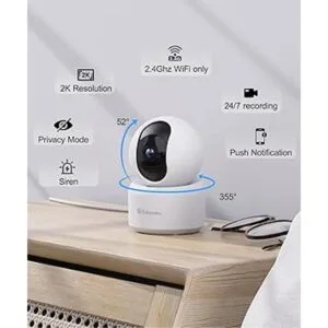 Cámaras de seguridad 2K para el hogar cámaras WiFi_2