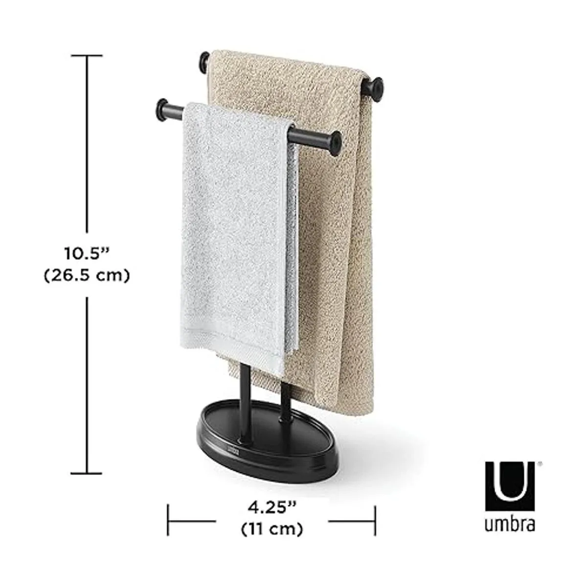 Umbra Shift Toalla de palmera color negro_2