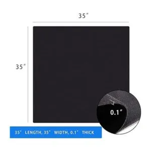 GSE Tapete de juego antideslizante de goma de 35 x 35_4