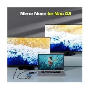 USB C to Dual DisplayPort MST Hub Splitter Dual 4K 60Hz_3